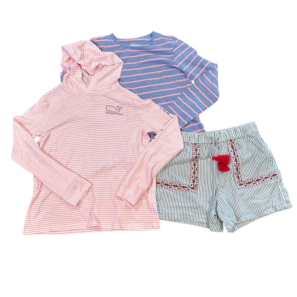 Vineyard Vines Kids Size Medium 10/12 Three Piece Bundle‎ EUC